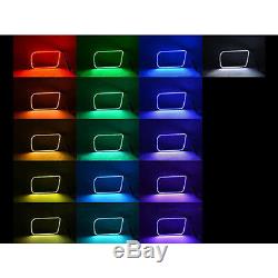 03-06 Chevy Silverado Multi-Color Changing LED RGB Fog Light Halo Ring M7 Set