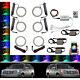 07-14 Cadillac Escalade Multi-color Changing Led Headlight Halo Ring Bluetooth
