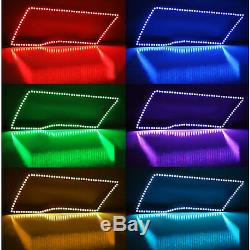 09-16 Dodge Ram Sport Multi-Color Changing LED Headlight Halo Ring BLUETOOTH Set