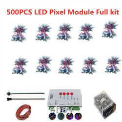 1000pcsWS2811 LED Module Light DC 5V RGB color Digital LED Pixel Light Full Kit