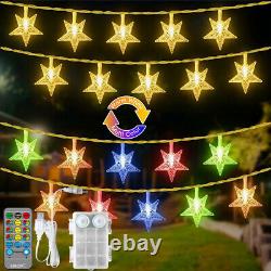 100LED Twinkle Star Color Changeable String Lights Outdoor Christmas Party Decor
