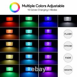 100W LED Flood Light RGB Colour Changing Floodlight Outdoor Security Garden Lamp