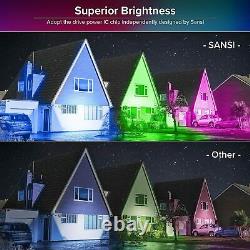 100W RGB LED Floodlight Colour Changing Outdoor Garden Spotlight Waterproof IP66