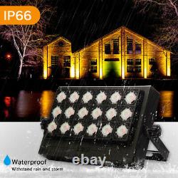 100W RGB LED Floodlight Colour Changing Outdoor Garden Spotlight Waterproof IP66