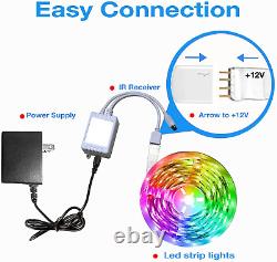 100 Ft Bluetooth LED Strip Lights, Music Sync Color Changing Lights Strip, 5050 RG