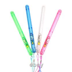 100×Glowsticks Colour Changing Party Glow LED Light Flashing Stick Wand in Dark