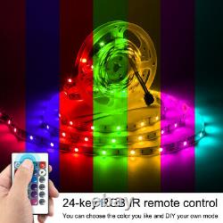 10M 20M 5050 RGB LED Strip Light Set+WIFI Bluetooth APP Controller+Power Supply