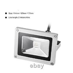 10W LED Floodlight RGB Color Changing Outdoor Garden Yard Spotlight With Remote