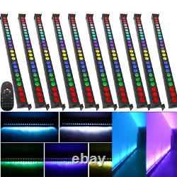 10X 72W LED Wall Washer Light 43'' RGB Color Changing Wall Washer Bar Lighting