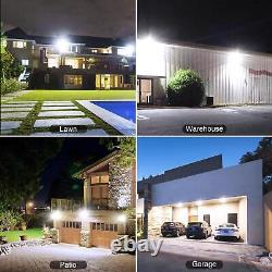 10pc 100W LED Floodlight 3 Color Changing Adjustable IP65 Waterproof Yard Garden