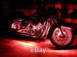 10pc 18 Color Change Led Honda Shadow Motorcycle Led Strip/Pod Neon Light Kit