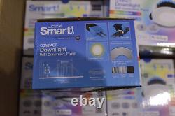 10x Luceco Smart WiFi Controlled Downlights 6W IP65 Colour Changing