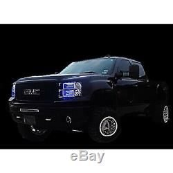 11-16 Ford F-250 Truck Multi-Color Changing LED RGB Headlight Halo Rings M7 Set