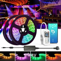 12V 5050 LED Strip Lights 5M RGBWW RGBCW Tape Kitchen Self-adhesive Bluetooth