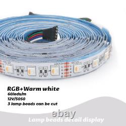 12V Led Strip Light RGBCW RGBWW 4 in 1 5050 IR Remote Controller Power Supply