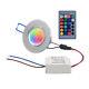 16colour Changing Led Recessed Ceiling Lights Remote Spot Lamp Down Lights Party