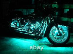 18 Color Change Led Ryker 600 Motorcycle 16pc Led Neon Strip Light Kit