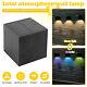 1-10pcs Solar Color Changing Wall Light Outdoor Waterproof Led Fence Stairs Lamp