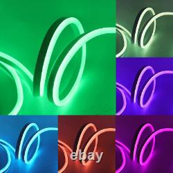 1-20m RGB 5050 LED Strip Neon Rope Lights Waterproof 220V Flex Outdoor Lighting