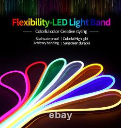 1-20m RGB 5050 LED Strip Neon Rope Lights Waterproof 220V Flex Outdoor Lighting