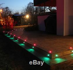 1-50x 30mm Woodside RGB Colour Changing LED Deck Lights Kitchen/Garden Lighting