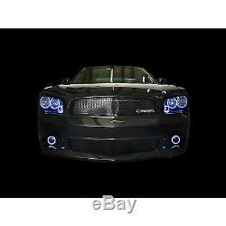 2005-10 Dodge Charger Multi-Color LED RGB Headlight Halo Ring BLUETOOTH Set