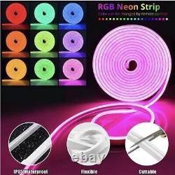 20M SUCIKORIO Neon Led Strip Light RGB / 65.5ft, Waterproof LED Strip