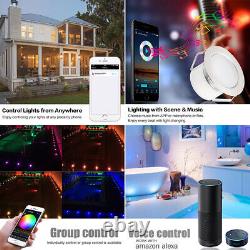 20X LED Decking Light RGB+IC Dream Color Changing Plinth Xmas Party Decor 31mm