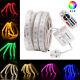 220v Rgb 5050 Led Strip Lights With Controller Commercial Light Colour Changing