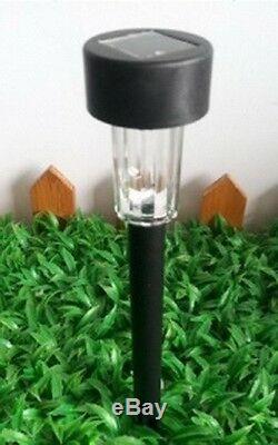 62mm 24 Outdoor Solar Garden Changing Color Led Light Lamp Black Color Large OD 