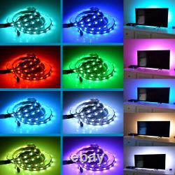 25M 24V LED RGB Strip Light Tape XMAS Cabinet Kitchen Ceiling IR Remote Control