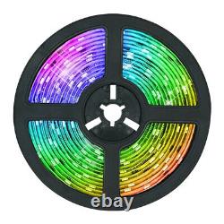 25M RGB 5050 LED Strip Light Colour Changing Tape Flexible Under Cabinet Kitchen