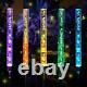 2-Pack Garden Decoration Solar Powered Color Changing Pathway Lawn Stake Lights
