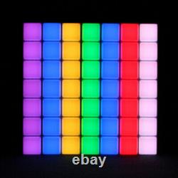 2x LEDJ Mood Bar Retro Light Box Effect Colour Changing LED Panel Disco Lighting