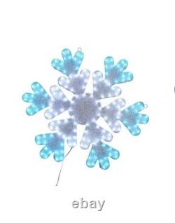 30 Color Changing Christmas Snowflake LED Outdoor Light Yard Lawn Decoration