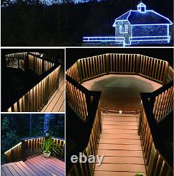 33Ft Flat Flexible LED Rope Lights, Color Changing RGB Strip Light with Remote C