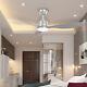 3 Colour Led Ceiling Fan Lights 6 Speed Reversible Blades Chandelier With Remote