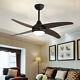 48 Ceiling Fan Light 4 Blades With Remote Control 3 Speed For Bedroom Living Room