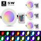 4-32x Color Changing Rgb 5w Led Ceiling Light Recessed Panel Downlight Spot Lamp