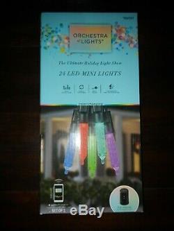 4 boxes 24 Gemmy Orchestra of Lights Multi-Function Color-Changing Mini LED NEW