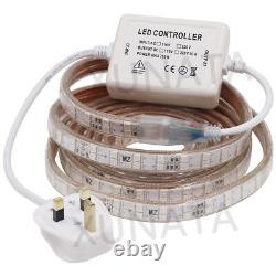 5050 RGB LED Strip Light AC 240V 220V Waterproof 120leds/m Commercial Rope Light
