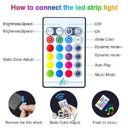 5050 Rgb LED Strip Lights Colour Changing Tape Under Cabinet Kitchen Lighting UK