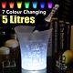 5l Led Lighted Ice Bucket 7 Color Changing Drinking Wine Champagne Buckets Party