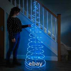 6ft Christmas Indoor Digital LED Remote Control Light Up Tree Colour Changing