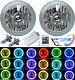 7 Rgb Smd Led Multi-color White Red Blue Green Halo Angel Eye Headlights Pair