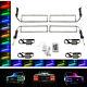 88-98 Chevy Gmc Truck Multi-color Changing Led Shift Rgb Headlight Halo Ring Set