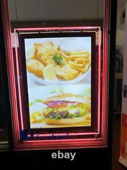 A2 smart LED illuminated Colour Changing RGB Crystal Frame, Display Boards