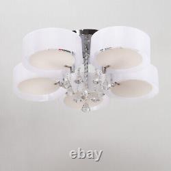 Acrylic Colours Changing LED Ceiling Light Chandelier Bead Pendant Lamp + Remote