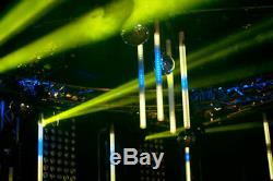 American DJ (2) LED Pixel Tube 360 Color Changing Light LED Pixel 4C & Cables