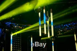 American DJ (4) LED Pixel Tube 360 Color Changing Light LED Pixel 4C & Cables